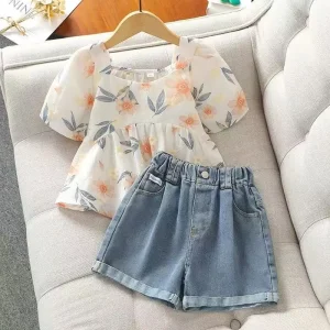Boutique Children’s Clothing Youth Sets Girls’ Clothing Sets Children’s Clothing Fashionable Children’s Clothing