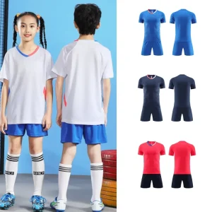 Boutique Design Kids Soccer Jersey Customized Boy Girl Fashion Sublimation Plain Sport Football Jersey