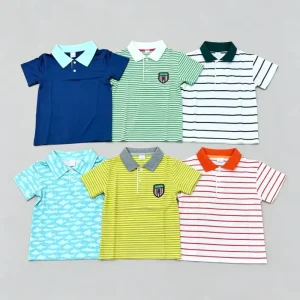 Boy Girl Polo T-shirt Children’s Sweaters Boys’ and Girls’ Kids Kids Clothing Overstock