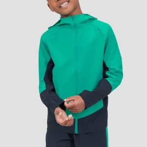 Boy Lightweight Windproof Four-Way Stretch Outdoor Jacket Custom Color and Print Kids Spring Autumn