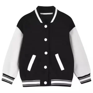 Boys Baseball Clothing Children’s Loose Casual Jacket Top Color Coat Kids’s Jacket Children’s Clothing