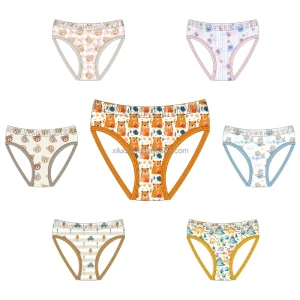 Boys Boxer Briefs Student Shorts Girls Safety Pants Baby Underwear Bamboo Cute Underwear