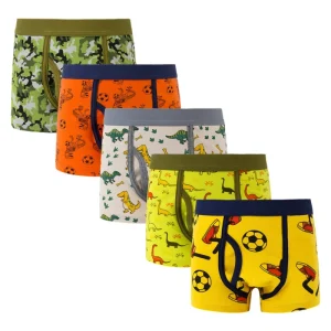 Boys’ Briefs Underwear Multipacks Soft Cotton Dinosaur Truck Shark Baby Toddler Kids Underwear Tag Free Stocks