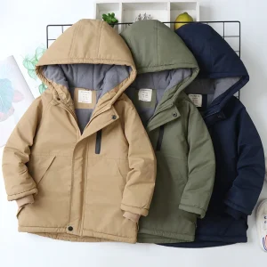 Boys Children’s Cotton-Padded Jacket Winter Garment Dyed Printed Cross-Border Special