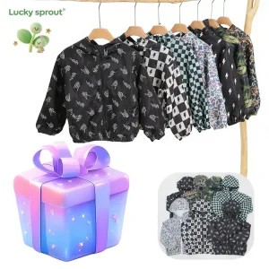 Boys Clothing Winter Coats Custom Baby Boy Printed Windbreaker Jacket with Cotton Lining Outerwear