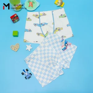 Boys’ Cotton Boxer Briefs Cute Race Car Print Kids Underwear 95% Cotton
