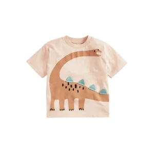 Boys Cotton Printed T shirt Baby Boy Tshirt Summer O neck Short sleeved Boy Kids Tshirt