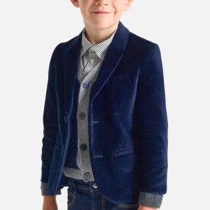 Boys Fashion Velour Blazer Jacket Solid Color Slim Long Sleeves Winter Coat for 3 Years Baby Boys Kids Sizes 13 14 Years