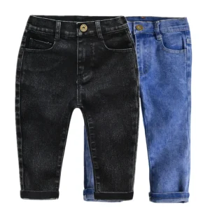 Boys Girls Denim Pants Children Jeans Trousers