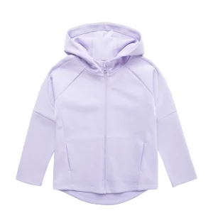 Boys Girls Full Zip 100% Cotton Lightweight Long Sleeve Raglan Sleeve Solid Color Jacket Hooded Sweatshirt