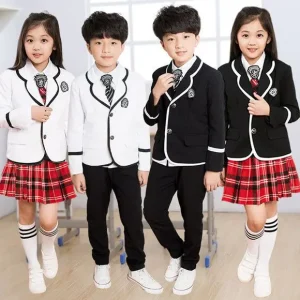 Boys Girls Long Sleeve Short Sleeve Primary School Uniform Jackets