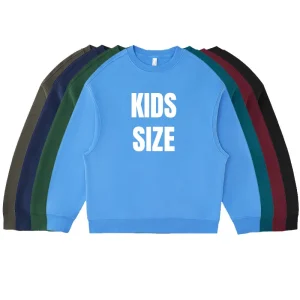 Boys Girls Sweatshirts Winter Fleece Lined Thick Fabric Casual Custom Kids Hoodie Crewneck Printed