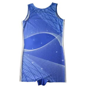 Boys Gym Sleeveless Sports Training Dancewear Custom Sublimation Wearing Mens Gymnastics Competition Leotard Wear
