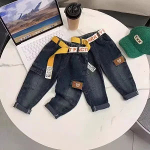 Boys Jeans Loose Versatile Casual Pants