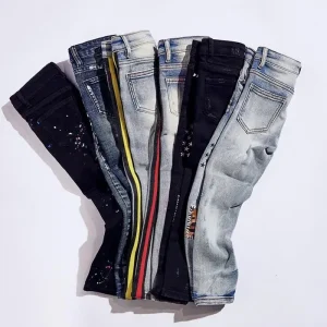 Boys Jeans Slim Skinny Fit Denim Toddler Pants for Boys