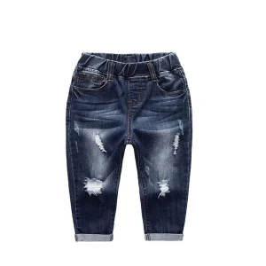 Boys Pants Jeans Cotton Boys Jeans for Spring Fall Children’s Denim Trousers Kids Pants