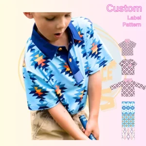 Boys’ Polo Tshirt Custom Prints Baby T Shirts Premium Quality Toddlers Summer Polo Shirt