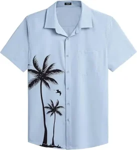 Boys Retro 3D Sublimation T Shirt Men’s Polo Shirt Pocket Wash Dating Minimalist Casual Wear