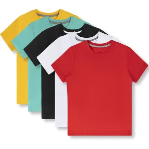 Boys Shirt 2-7Year Children’s Short Sleeves Cotton Kids Boys T-shirt Polo Shirt