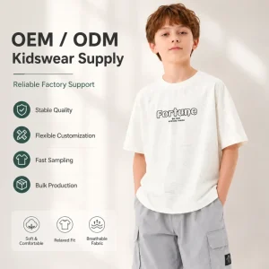 Boys Streetwear Graphic White T Shirt Print Cotton Blend Oversized Crew Neck Breathable Anti Pilling Casual Short Sleeve