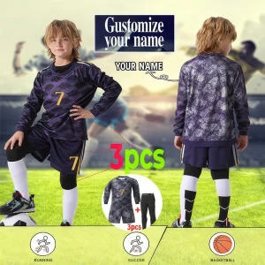 Boys’ Summer Casual Knitted Breathable Solid Color Pullover Sportswear