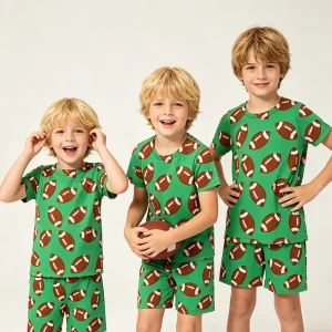 Boys and Children’s Shorts Sports Style Two piece Boy Clothes Sets Boys Sets Clothing of Summer T Shirt With Shorts