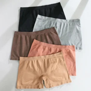 Boyshort Underwear for Women Full Coverage Seamless Panties Soft Stretch Boxer Briefs Ladies BoyShorts Panties Hipster