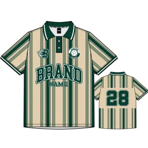 Breathable Full Sublimation Football T-shirt Boys T-shirts & Polo Shirts Oversized Soccer Jersey With Numbers