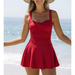 Breathable Polyester Floral Print Girls Tankini Swimwear Beachwear Swimsuits Sexy Bikini