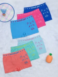 Cartoon Cute Girl’s Underwear Children’s Panties Breathable Soft for 6-8 Yrs Kids Brief Kid Panties Girl Underwear