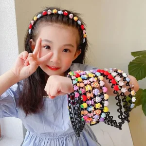 Cartoon Fruit Hair Band for Girls Child Hair Clip Hairbands Headband Birthday Gifts Headwear Hair Accessories
