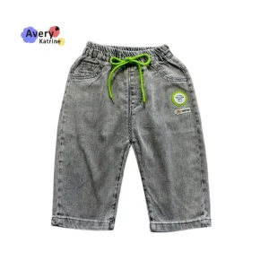 Casual Boys Clothing Denim Pants for Kids Straight Style Baby Jeans for Children
