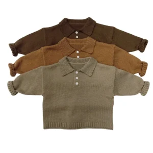 Casual Christmas Pullover Baby Girls Acrylic Knitted Sweater, 3-8 Years