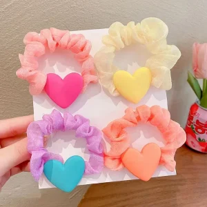 Casual Sweet Kids Hair Accessories Popular Women’s Fabric Hair Bands Cute Girls’ Hair Loop