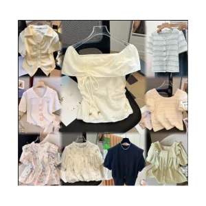 Casual and Fashionable Pure Girl-style Sweater Loose Knitted Women’s Sweater Manufacturer Mixed