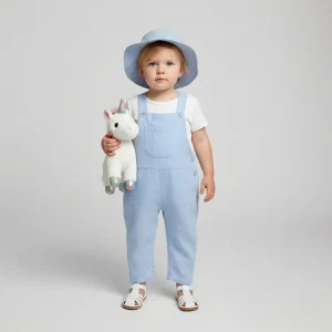 Child Pants Infant Jumpsuit Autumn Girls Outfits 100% Muslin Cotton Fabric Baby Overalls Rompers for Infants & Toddlers