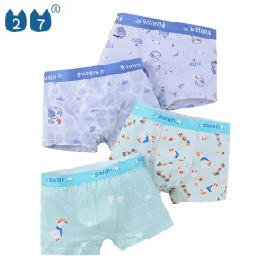 Children 3 15 Year Old Baby Big Small Medium Boxer Child Cartoon Boy Underwear for Kid