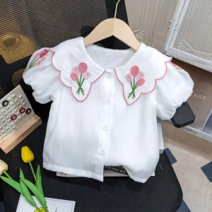 Children Blouses Floral Sweet Baby Girl Shirt