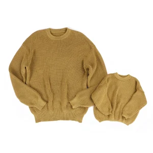 Children Boutique Clothing Winter Sweaters Baby Girls Oversize Pullover Jumpers Kids Comfortable Sweaters