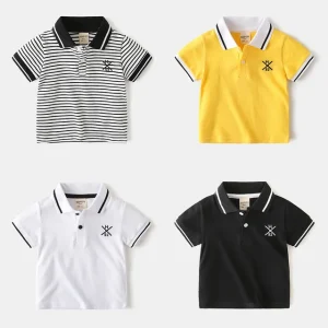 Children Boys Clothes Kids Summer Casual Polo T shirt From China Factory
