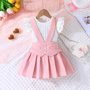 Children Clothing Boutique Casual Baby Toddler 2 Piece Set Kids Girl Clothing Summer