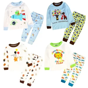 Children Clothing Cotton Sleepwear Clothes Child Pajamas for Kids