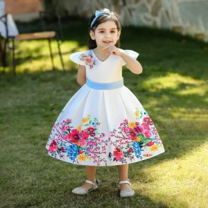 Children Clothing Formal Fancy Girls Party Dress