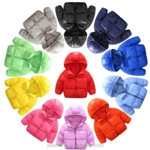 Children Clothing Jacket Boys and Girls Short Down Winter Designer