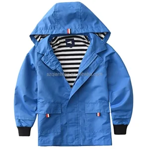 Children Custom Kids Raincoat Rain Suit Windbreaker Polyurethane Rain Jacket for Baby Girls Boys