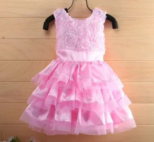 Children Dress for 2-7 Year Old Little Girl Dress Baby Child Dress