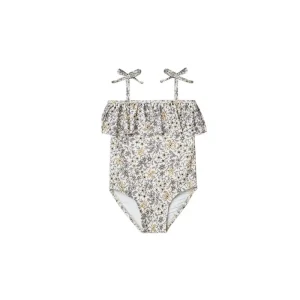 Children Girls Swim Trunk Ruffle Swimwear UPF 50+ Quick Dry Eco-Friendly Beach Bathing Swim Clothes