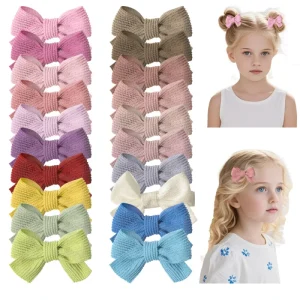 Children Hair Accessories Set Girl Hair Clips with Bow for Daily Wear Special Occasions
