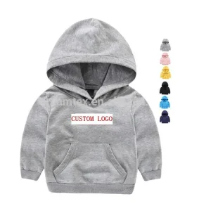 Children Pure Plain Blank Color Fleece Oem logo Unisex Kid Child Hoody Boy Girls Hoodies