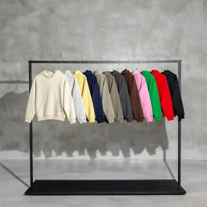 Children Solid Color Blank Sports Hoodie Kids Boys and Girls Cotton Fleece Hoodie